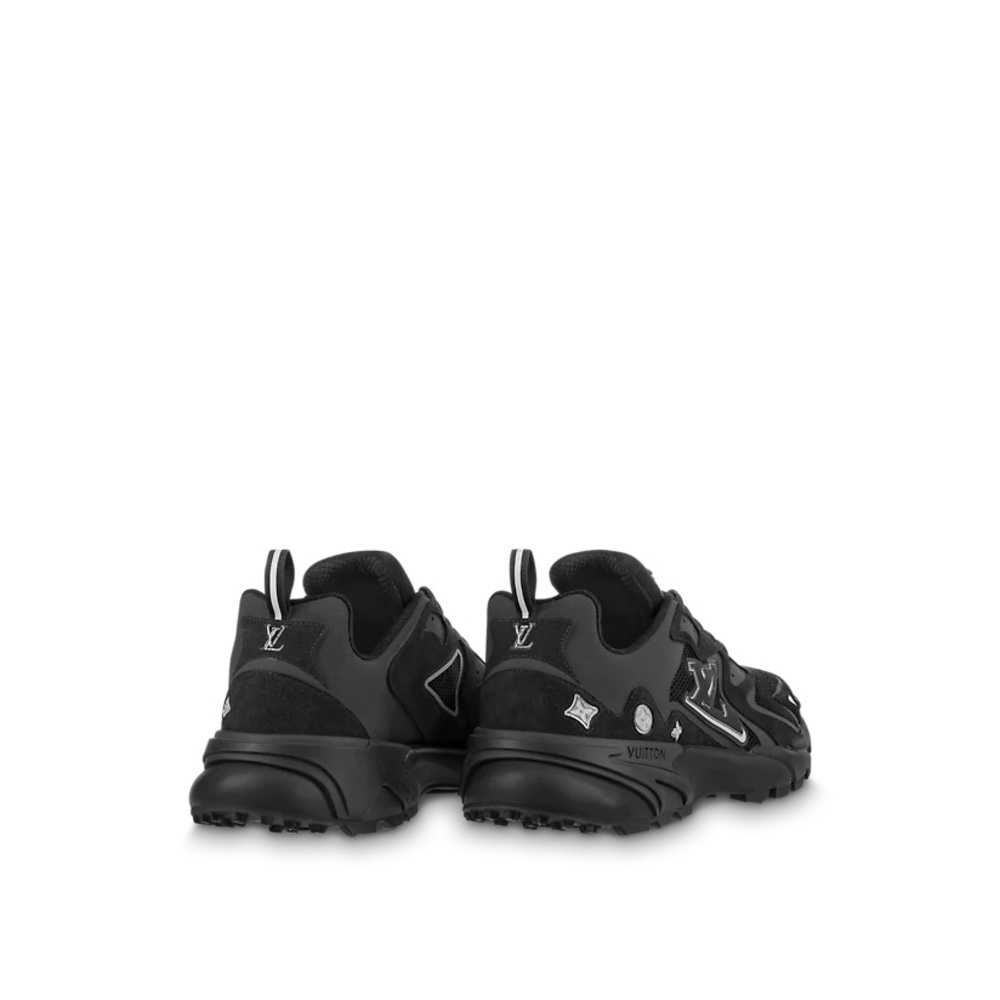 LV RUNNER TATIC SNEAKER size (12) black worn once - Picture 2 of 3